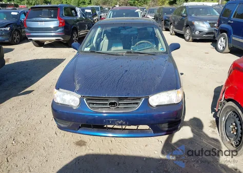 2001 Toyota Corolla Le из США, поврежденный, VIN 2T1BR12E31C498196